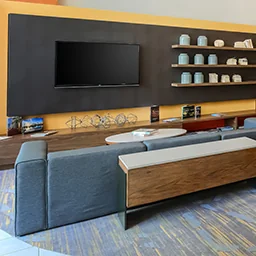 Hotel Lobby TV